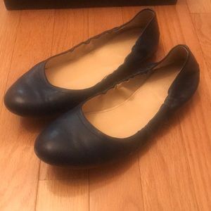 J-Crew Emma Leather Ballet Flats